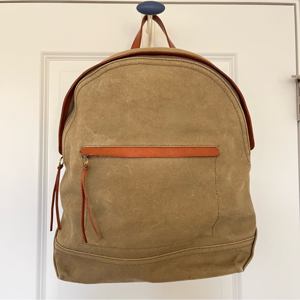 Canvas & Leather Madewell Backpack
